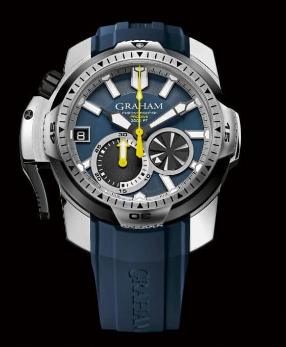 Graham Chronofighter ProDrive Professional watch blue