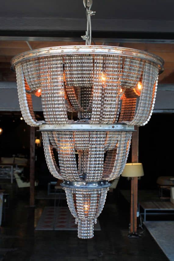 The Bike Chain Chandelier - Decor for Manly...Elegance? 8 bike chain chandelier
