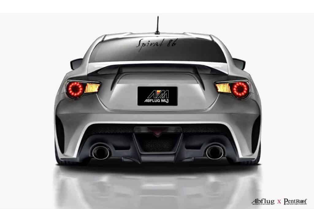 Abflug Toyota Spiral 86 Rear