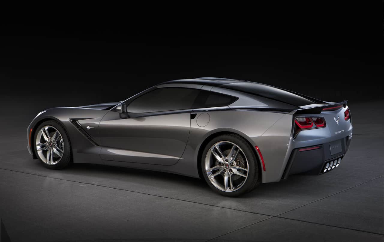 Grey 2014 C7 Corvette