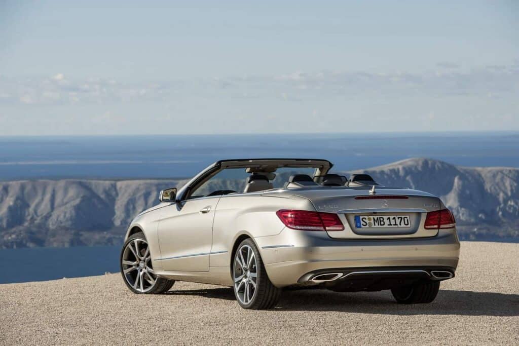 2014 Mercedes-Benz E-Class Coupe & Convertible 13 2014 Mercedes-Benz E-Class convertible top down