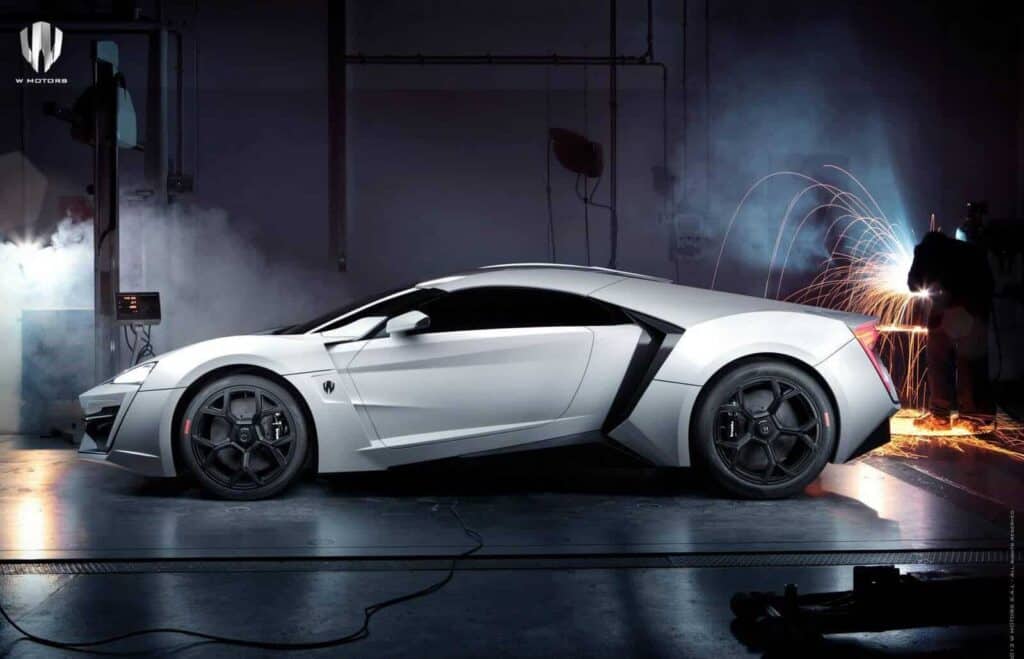 W Motors Lykan Hypersport Side View