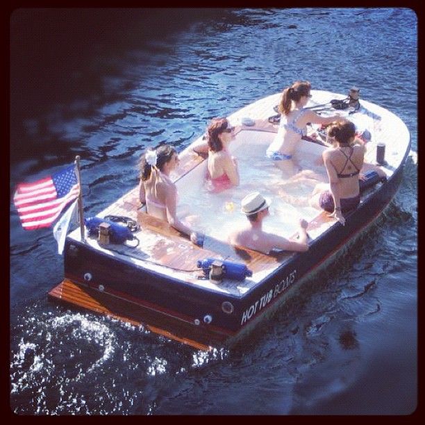 Electric Hot Tub Boat For Ultimate Relaxation Unfinished Man