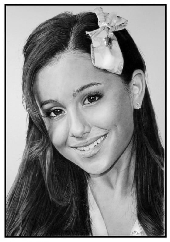 Arianda Grande Pencil Drawing