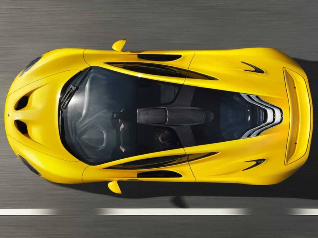 McLaren P1 Supercar production model