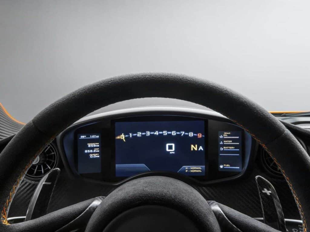 McLaren P1 Instrument Panel