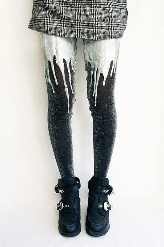 Bizarre Melting Leggings for Men and Women 13 melting leggings latex tights for men and women by URB
