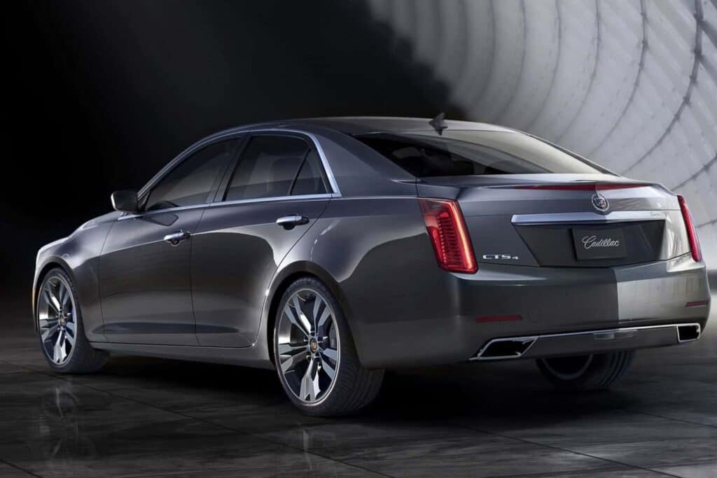 2014 Cadillac CTS rear three quarters