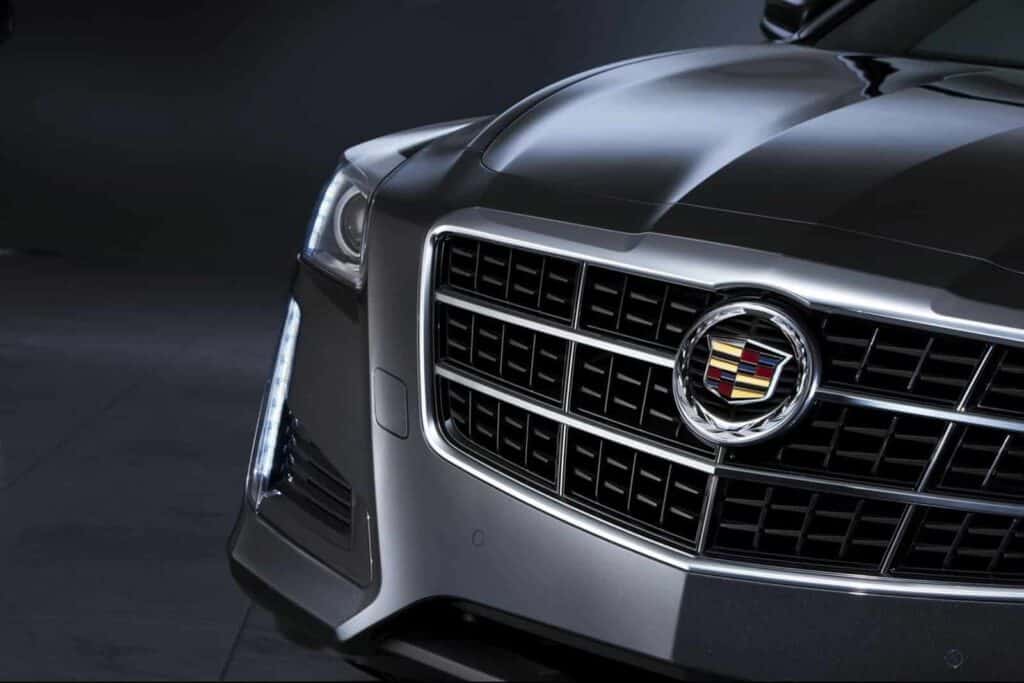 2014 Cadillac CTS close up lights