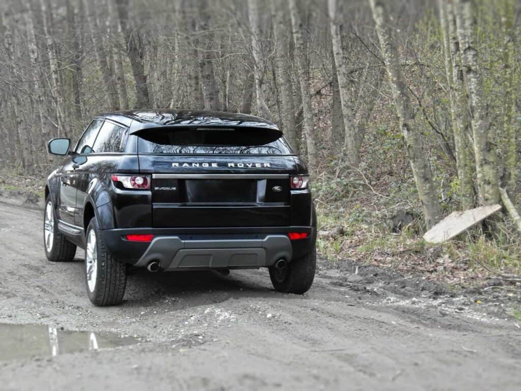2013 Range Rover Evoque off-roading