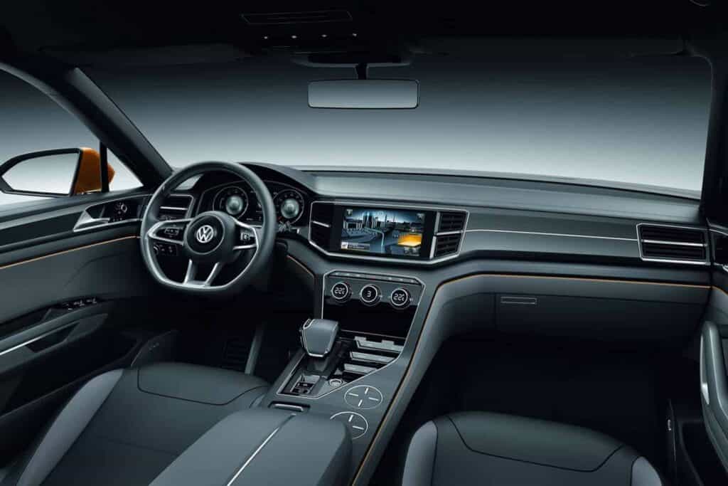 VW CrossBlue Coupe SUV Interior
