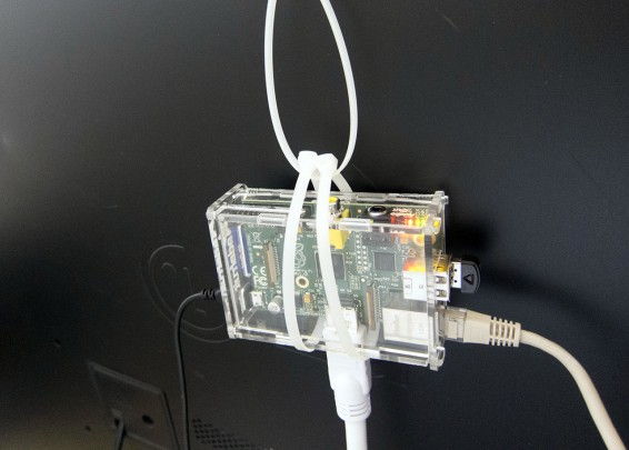 up close raspberry pi