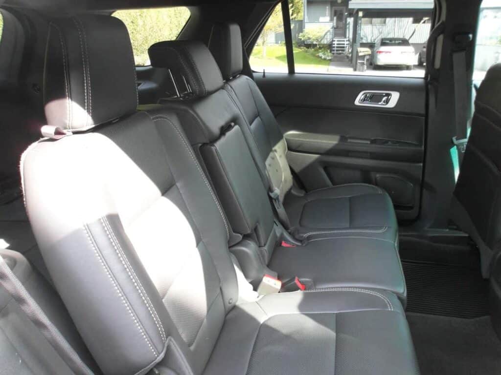 2013 Ford Explorer Sport rear seats