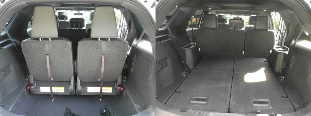 2013 Ford Explorer Sport 3rd seats up and down