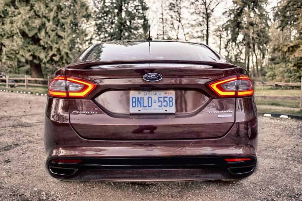 2013 Ford Fusion Titanium AWD rear lights