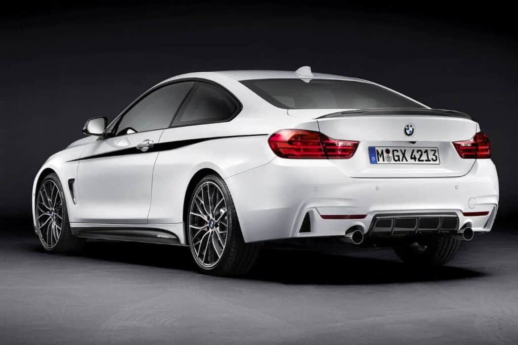 Rear of new BMW 4-Series M