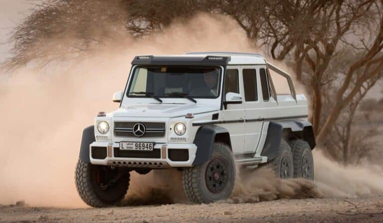Mercedes 6x6 truck