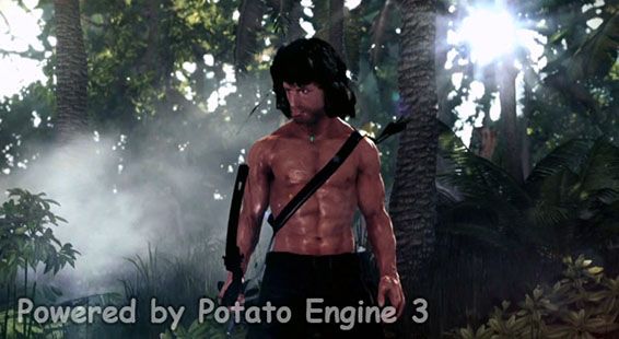 See how the sun makes him shimmer!