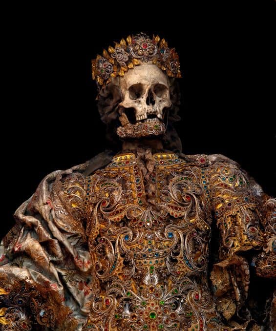 St Victorius immortal skeleton saints toby de silva