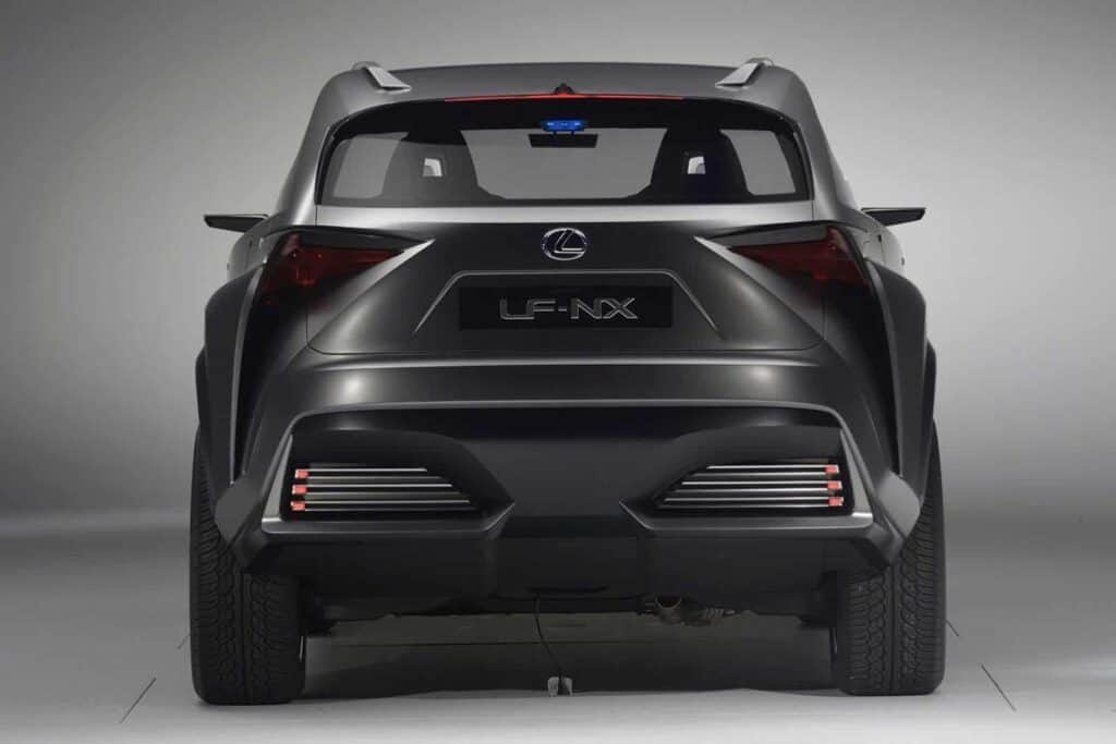 Lexus LF-NX Concept: It Looks Awfully Mad! 8 Lexus LF-NX back
