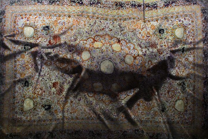 antonio santin carpet painting