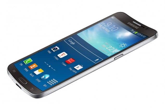 Samsung Galaxy Round smart phone