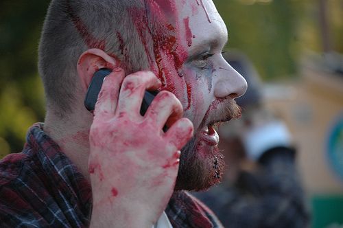 Yea. Yea, phone went off. Yea. I'm a zombie now. 