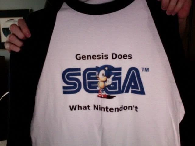 Sega Genesis Ad Campaign Shirt