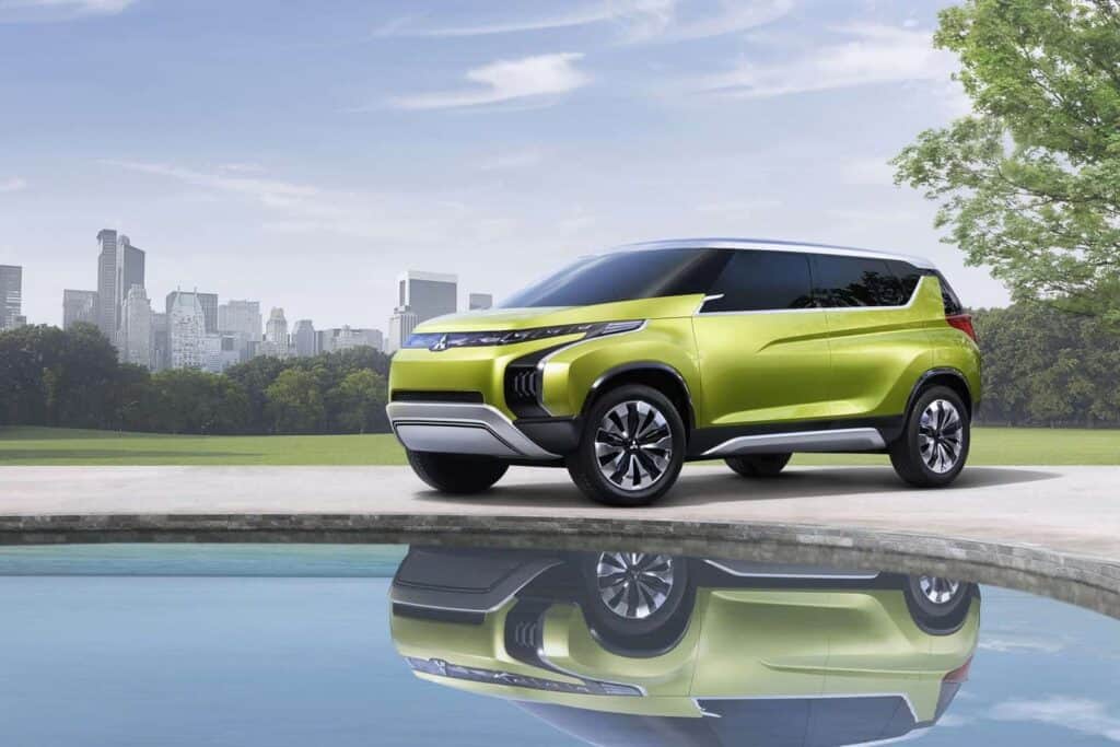 rendering of mitsubishi concept ar suv
