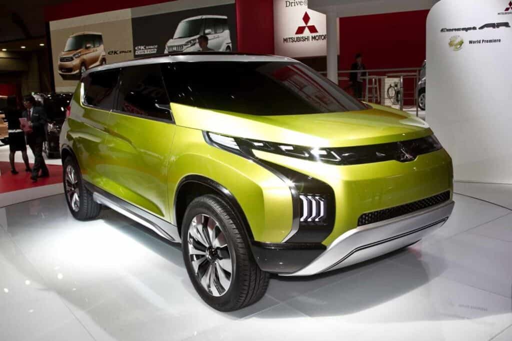 lime-green mitsubishi concept ar