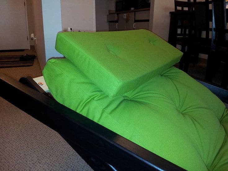 figo futon chaise lounge pillow