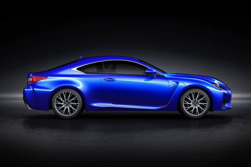 Lexus RC F Coupe - Featuring an Even Bigger Grill 8 Lexus RC F Coupe side