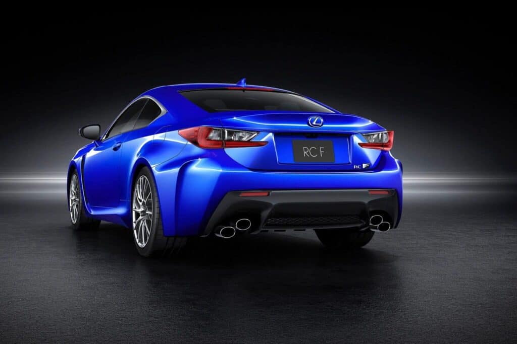 Lexus RC F Coupe - Featuring an Even Bigger Grill 10 Lexus RC F Coupe rear
