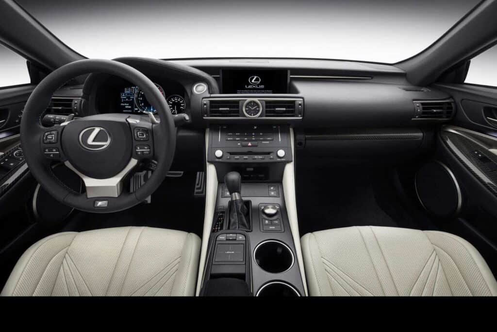 Lexus RC F Coupe - Featuring an Even Bigger Grill 11 Lexus RC F Coupe interior
