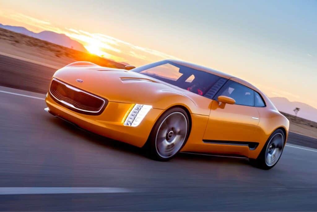 The GT4 Stinger Concept by Kia 9 Kia GT4 Stinger Concept on Track