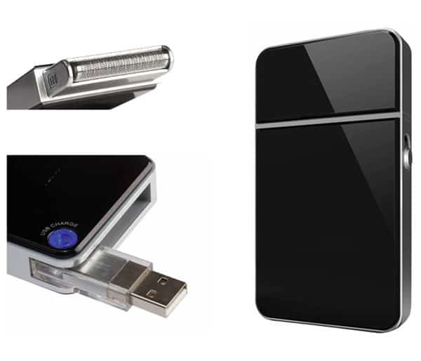 Rechargeable USB Electric Travel Razor by ShaveTech 3 usb travel electric razor