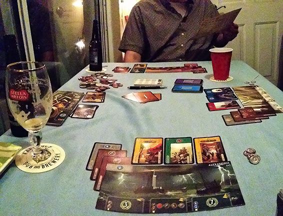 playing 7 wonders with friends