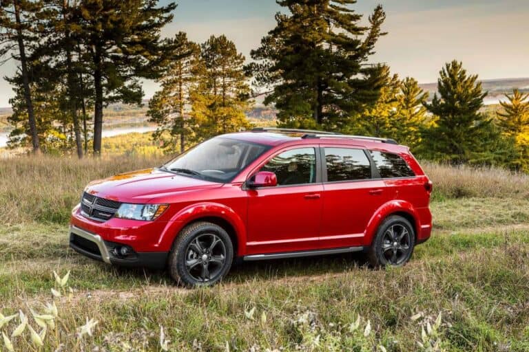 red dodge journey crossroad