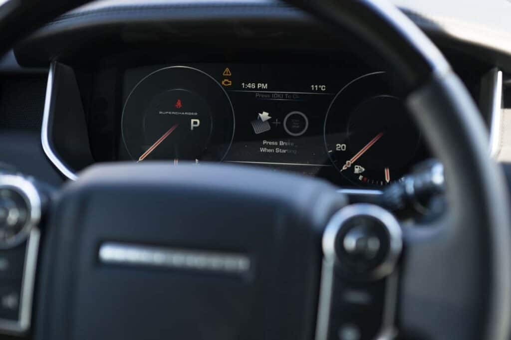 2014 Range Rover steering wheel