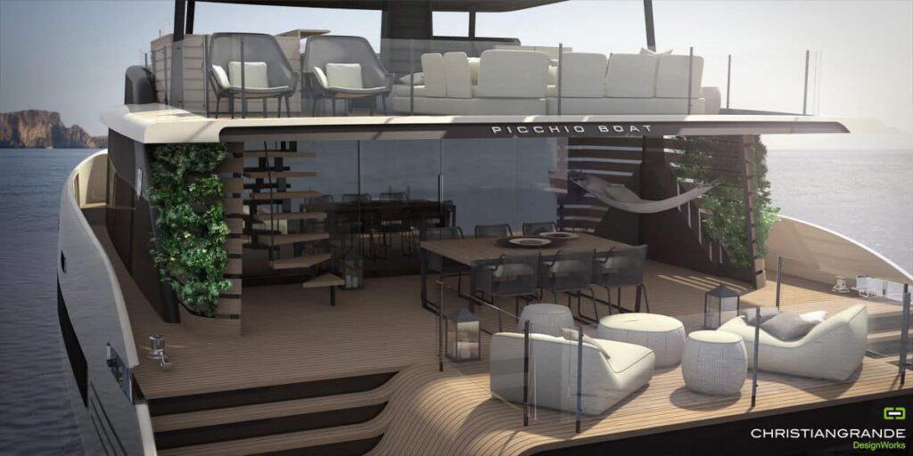 outdoor yacht seating