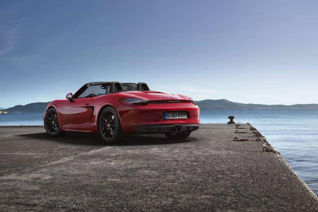 2015 Porsche Boxster GTS back