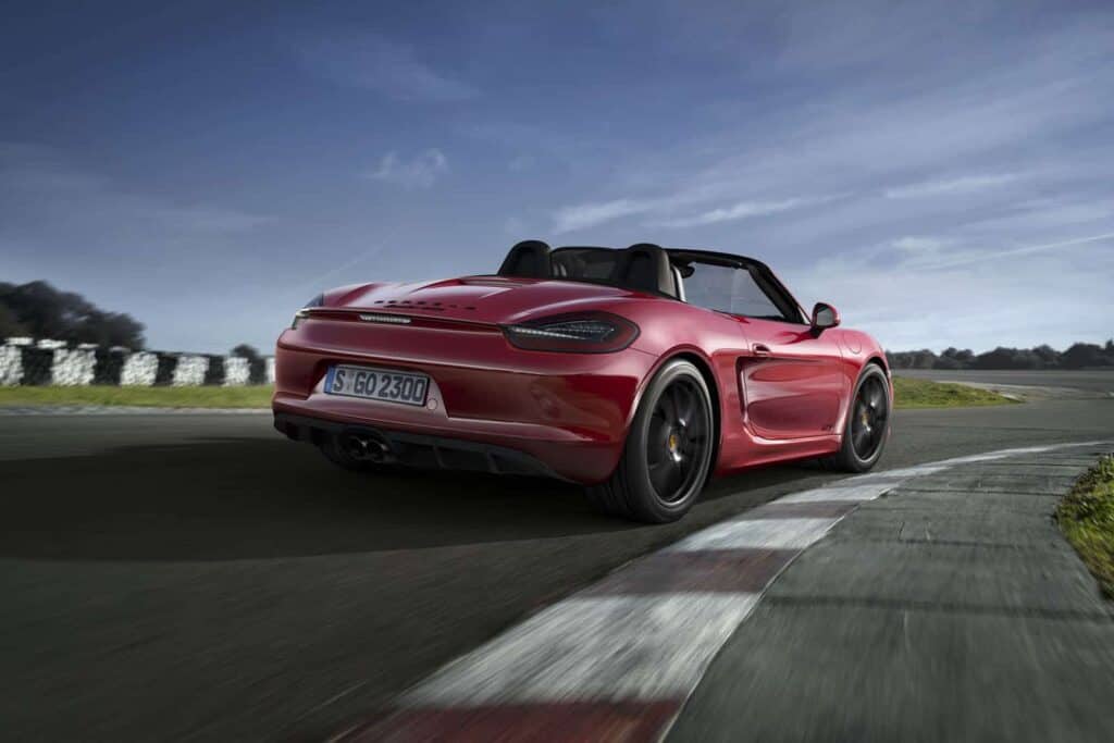 2015 Porsche Boxster GTS side