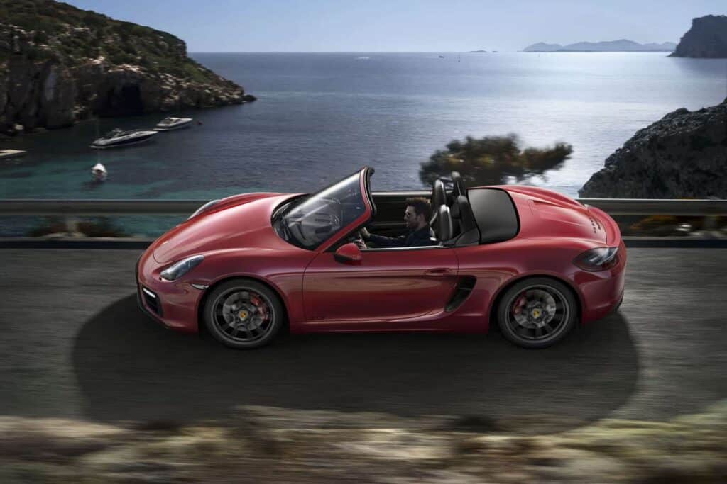 2015 Porsche Boxster GTS top