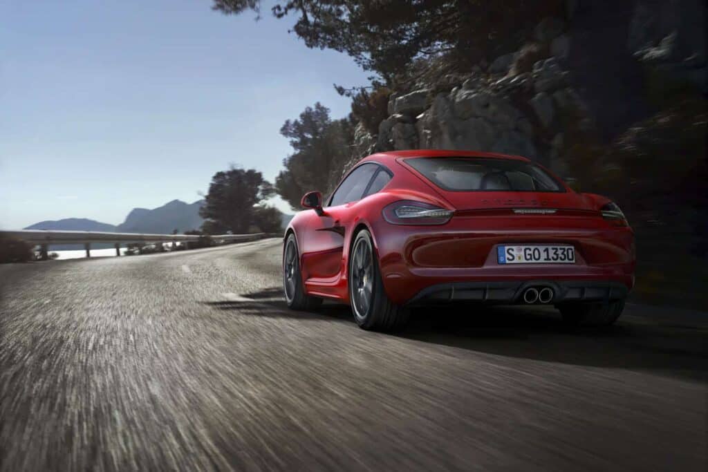 2015 Porsche Cayman GTS rear