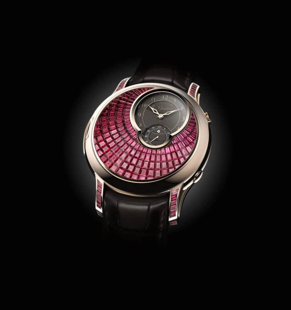 Romain Gauthier Logical One Secret Watches 7 R. Cauthier Logical One Secret with rubbies