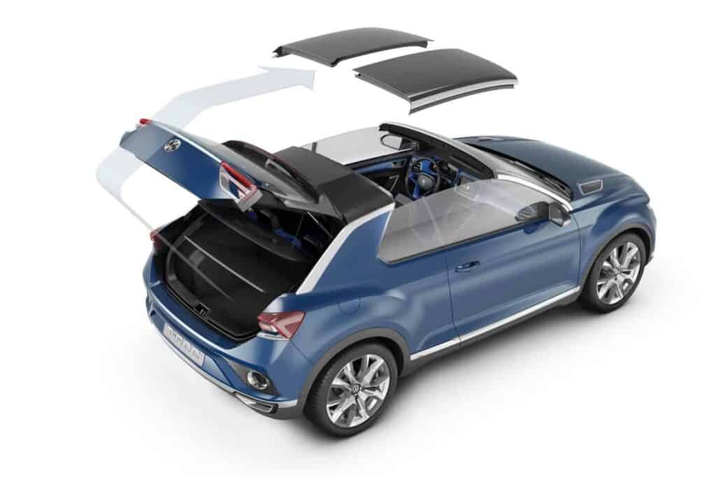 Volkswagen T-Roc Concept Targa Top Crossover 5 volkswagen t-roc targa suv