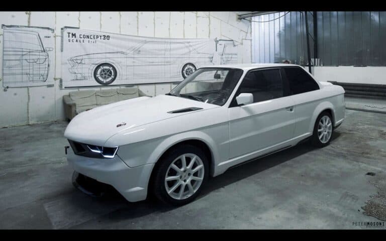 modernized BMW E30