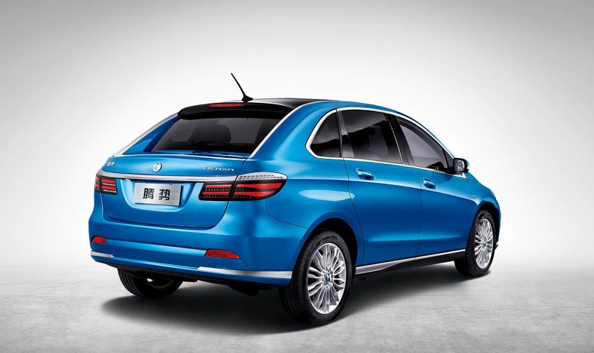rear of BYD Denza