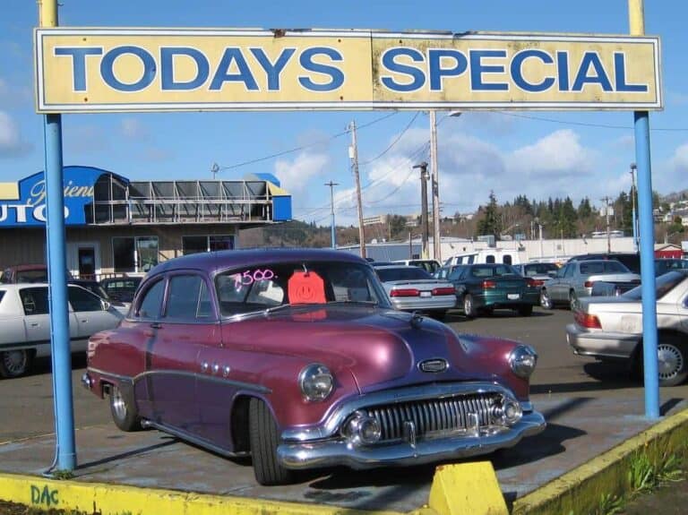 old buick used car lot