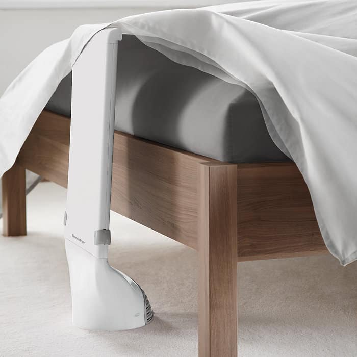 bed fan from brookstone keep cool between the sheets unfinished man brookstone sheets